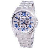 Bulova Classic 96A187 automatinis vyriškas laikrodis sidabras