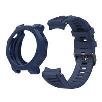 Huami Amazfit T-REX3 Pro Silikoninis dėklas + Dirželio rinkinys vidurnakčio mėlyna spalva