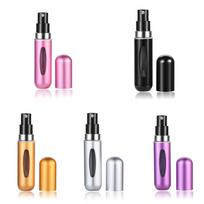 5pc 5ml Refillable Perfume Atomizer Bottles Portable Spray Container for Travel and Daily Use Leakproof Design Durable Material One Size rožinė