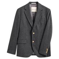 Švarkas vyrams, Pilka, Wool flannel club blazer