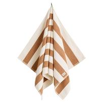 Vonios rankšluostis, Smėlio, Striped Towel 70 x 140