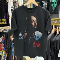 2Sided Sade T Shirt Grunge Y2K Vintage 1993 Tour Graphic Emo Rave Indie Goth Unisex T-Shirt M black