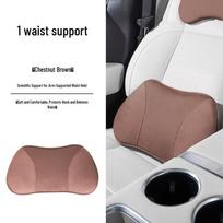 Polestar Car Headrest Neck and Lumbar Support Pillow for Models 1/2/3/4/5/6 gray