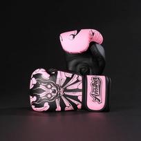 Suaugusiųjų bokso pirštinės Muay Thai Kickboxing Treniruočių smūgiavimo maišas Sunkiam naudojimui PU Oda 10oz 12oz 14oz 16oz 10 oz rausva