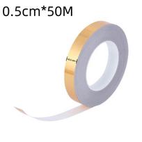 Gold Self-Adhesive Tile Stickers Tape Floor Waterproof Wall Gap Sealing Strip Tile Beauty Seam Sticker Home Decor 5MM gray