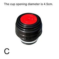 4,5 cm/5,2 cm termoso buteliuko dangtelis Vakuuminio termoso dangtelis Kamštis Eksporto buteliuko dangtelio keičiamasis dangtelis Lauko patalpų kelionėms Termosas C black