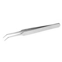 Nerūdijančio plieno spuogų inkštirų šalinimo pincetas grožio žnyplės makiažo įrankis (Nuožulnus galiukas 8,7 cm) white