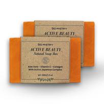 Active Beauty Soap Bars Collagen & Vitamin C (Pack of 2, 100g Each) - Fast Ship