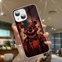 F-FNAF Five-nights-At-Freddys For iPhone 14 13 12 Mini 11 Pro XS Max X XR 14 Plus Tempered Glass Cover iphone 14 plus black