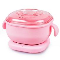 400ml Foldable Wax Heater Depilator Heating Melting Hair Removal Wax Machine Non-Stick Pan Paraffin Pot Silicone Wax Warmer rožinė