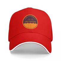 Encinitas California Vintage Retro Surf USA Travel Vacation Summer Sunset Beach Baseball Cap Dropshipping Womens Unisexs red