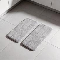 Microfiber Mop Cloths 2 Pack for WVSAW For For steam Mop HDQJ306 Easy Replacement for Clean and Hygienic Floors China Mainland gray