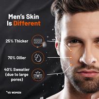 HIVADO Men’s Sunscreen Moisturiser SPF 50 PA++++ 50ml | No White Cast | Lightweight, Non-Greasy Hydrating & Brightening Formula | UVA + UVB Broad S brown