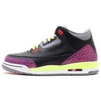 Air Jordan 3 Retro 'Black Atomic Red' Gs 441140-039 36 black