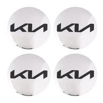 4 vnt. 56 mm automobilio ratų lipdukai, skirti Kia Sportage Ceed Picanto Rio ProCeed Niro 5 3 4 K7 K5 K8 K3 Ray K9 snpwz70 white