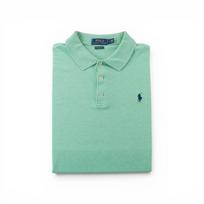 Second life - Men's Short Sleeve Polo Shirt Green - Excellent condition L