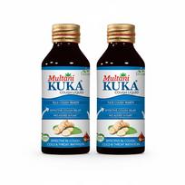 Multani Kuka Cough Syrup Sugar Free (No Sugar Added) | Pack of 2 (100ml each) | Get Ayurvedic Relief from Throat Issue, All Types Of cough & Cold | black
