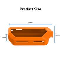 Silicone Protective Cover Anti-slip Protective Case For Flipper Zero Game Console Accessories brown