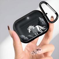 Case For Airpods Pro2 3 Pro 2 Pro3 1 4 Soft Earphone Cases Cover Horse Beautiful White Airpods 4 white