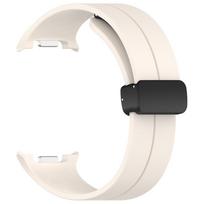 Dirželis Samsung Galaxy Watch 8 Classic Silikoninis Magnetinis Sagtis Juosta Galaxy Watch8 44mm 40mm Priedams Galaxy Watch 8 40MM white