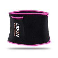 with Pocket Waist Trainer Seamless Thin Slimming Shapewear Belly Contracting Tummy Control Postpartum Body Shaper Women Men M rožinė