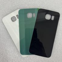 For Samsung Galaxy S6 / S6 Edge / S6 Edge Plus G920 G925 G928 Glass Panel Battery Back Cover Rear  Housing Case Replac S6 White gray