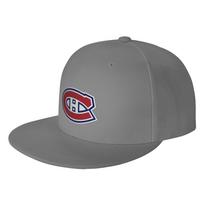 Fashion Canadiens M Flat Brim Sun Hat  Simple Versatile Hat Womens Adjustable