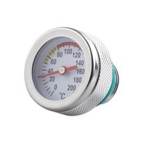 Motorcycle Engine Oil Temperature Gauge M30x1.5/M20x1.5 white