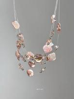 Irregular-shaped Pebble Necklace for Women, New Style, Exaggerated, Multiple Layers, Collar Chain, Neck Chain kava