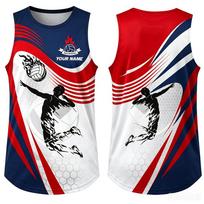 Outdoor Volleyball Sports Male Vest Fashion Quick Dry Training Tank Top Casual O-neck Sleeveless Shirts Man Summer Fitness Tees S red