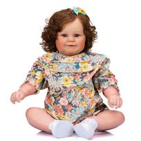 60 CM NPK Reborn Baby Toddler Mergaitei labai minkšto audinio lėlės vonios žaislas Gyvybę primenantis tikras minkštas vonios žaislas 60cm beige