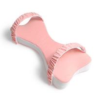 Summer Cotton Memory Foam Knee Pillow for Side Sleepers 53×23×8 cm rožinė