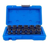 13Pcs Nut Screw Remover Extractor 9-19mm Removal Set Bolt Extractor Hand Tool 1 blue
