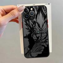 Soft shell Case for iPhone 15 Pro Max 7 8 SE 16 Pro 16e SE 11 Pro Max 14 XR 13 Pro 12 Mini XS X 6s Dragon Ball Goku Vegeta iPhone XS Max gray