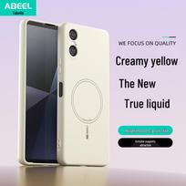 Sony Xperia 10 VI Liquid Silicone Magnetic Case: Drop-Proof Skin-Feel Protective Cover. Sony Xperia 10VI