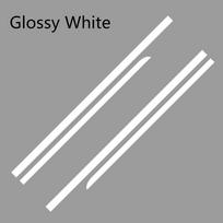 2Pcs Car Side Door Stickers For Mini Cooper S F56 F54 F57 R50 R53 R55 R56 R57 R58 R59 R61 Vinyl Decals Tuning Accessories white