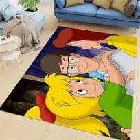 Bibi Blocksberg Cartoon Witch Surf Print Flannel Throw Blanket Soft Warm Sofa Bed Cover For Kids Bedroom Home Decor Holiday Gift 60x90cm brown
