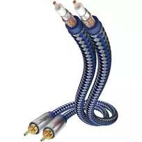 IN-AKUSTIK Premium Audio Cable RCA Male to RCA Male 0.75 m Black