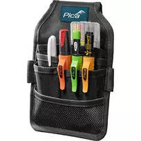PICA-MARKER Pica Master Belt – Profesionali žymeklių diržo sistema, juoda/raudona