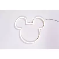 Yellowpop Neon Disney Mini Mickey Ears LED Sign - Warm White, USB Powered