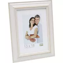 Deknudt S221H1 medinis nuotraukų rėmelis 13x18 cm smėlio/baltas