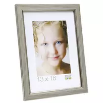 Deknudt S46AD1 Vieno Nuotraukos Rėmelis 13x18 cm Sidabrinis Plastikinis Stačiakampis