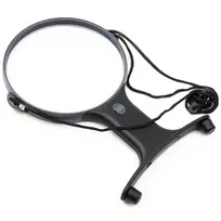 Carson HF-66 MagniFree LED didinamoji lempa su lanksčiu gooseneck, 2x/5x didinimas, 13 cm lęšis, LED apšvietimas, juoda
