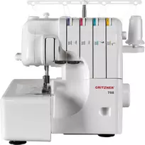 Gritzner Overlock 788 Siuvimo Mašina - 3/4-Thread Overlock Serger su Diferencialiniu Padavimu