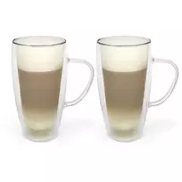 Bredemeijer Duos Dvigubo Sienelės Latte Macchiato Stiklinė 400ml - 2 Vnt.