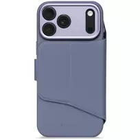Decoded Textured Silicone Detachable Wallet for iPhone 17 Pro su MagSafe - Forever Blue