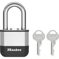 Master Lock Elite 52mm Žalvarinis Spynos Korpusas su 38mm Grūdinto Plieno Kilpa, 5-Kaiščių Cilindras, Skirtingi Raktai, 2 Raktai
