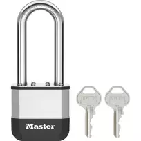 Master Lock Elite 52mm Laminuoto Plieno Spyna su 64mm Kilpa, 5-Pin Cilindru