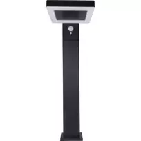 REV LED Solar Floor Lamp Square Black