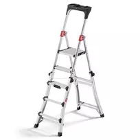 Hailo Master TL100 3-5 pakopų aliumininės kopėčios, 150 kg talpa